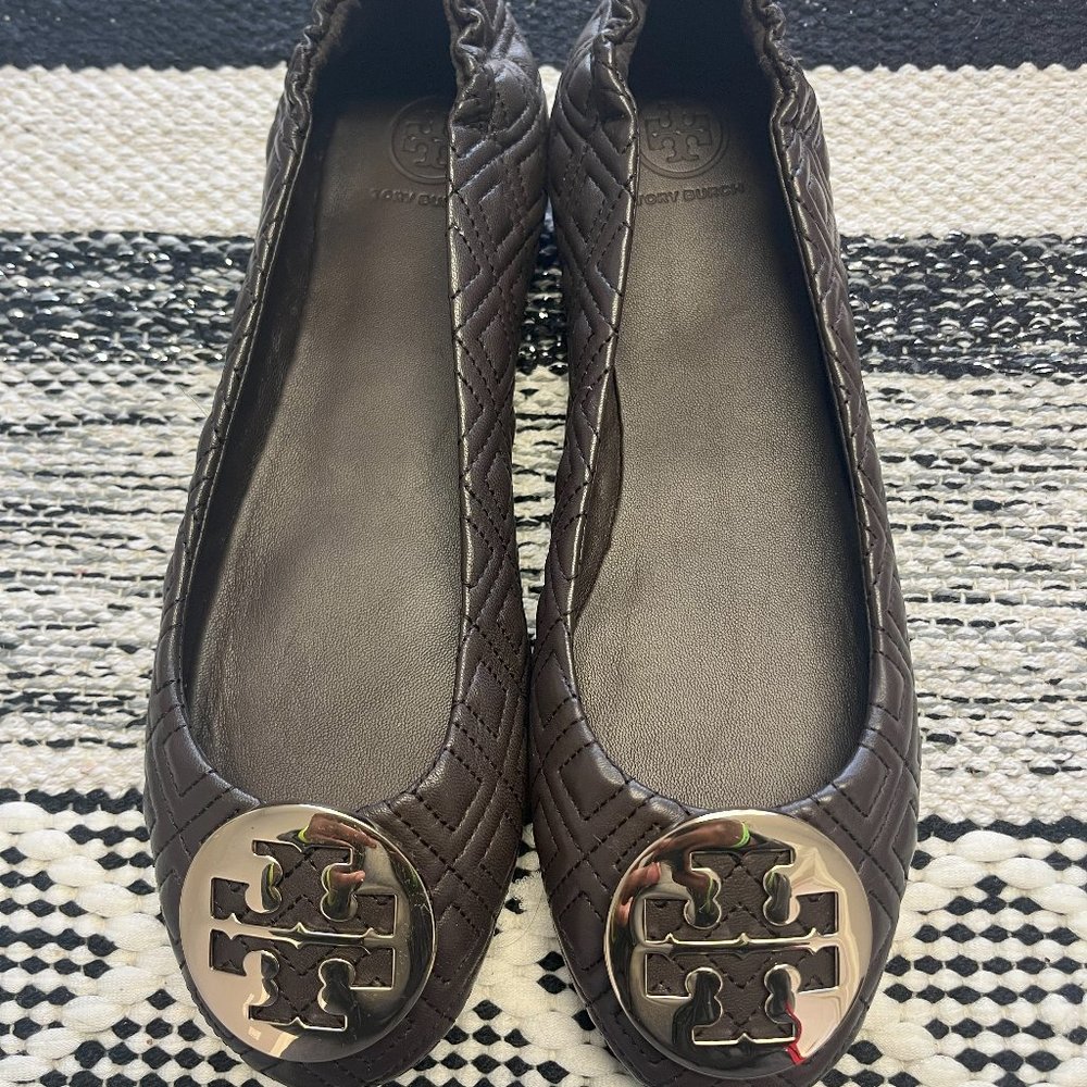 Tory Burch Quilted Minnie Flats - 9